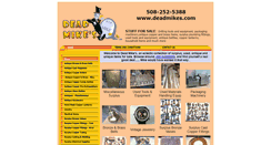 Desktop Screenshot of deadmikes.com